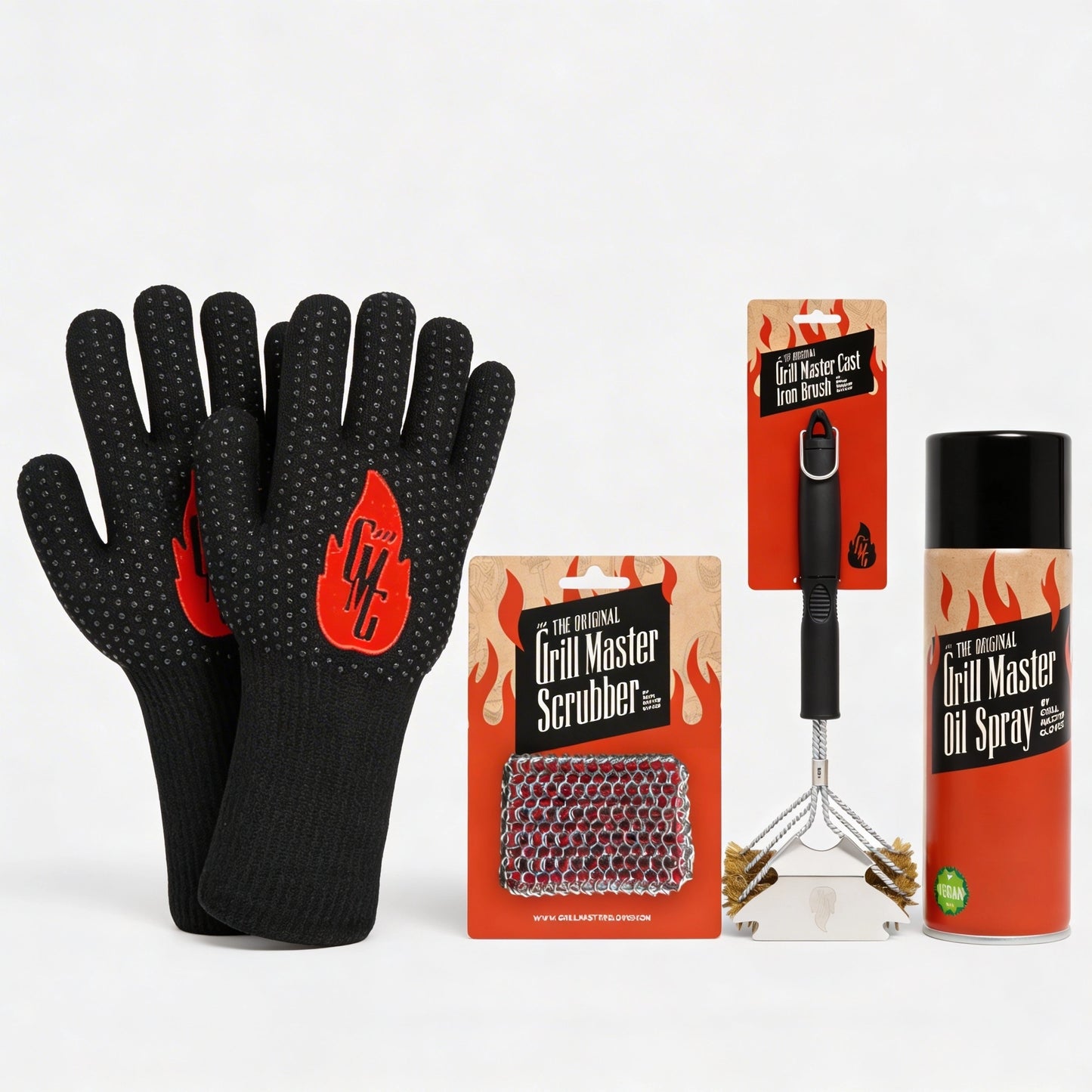 Grill Master Cast Iron Care BBQ Set