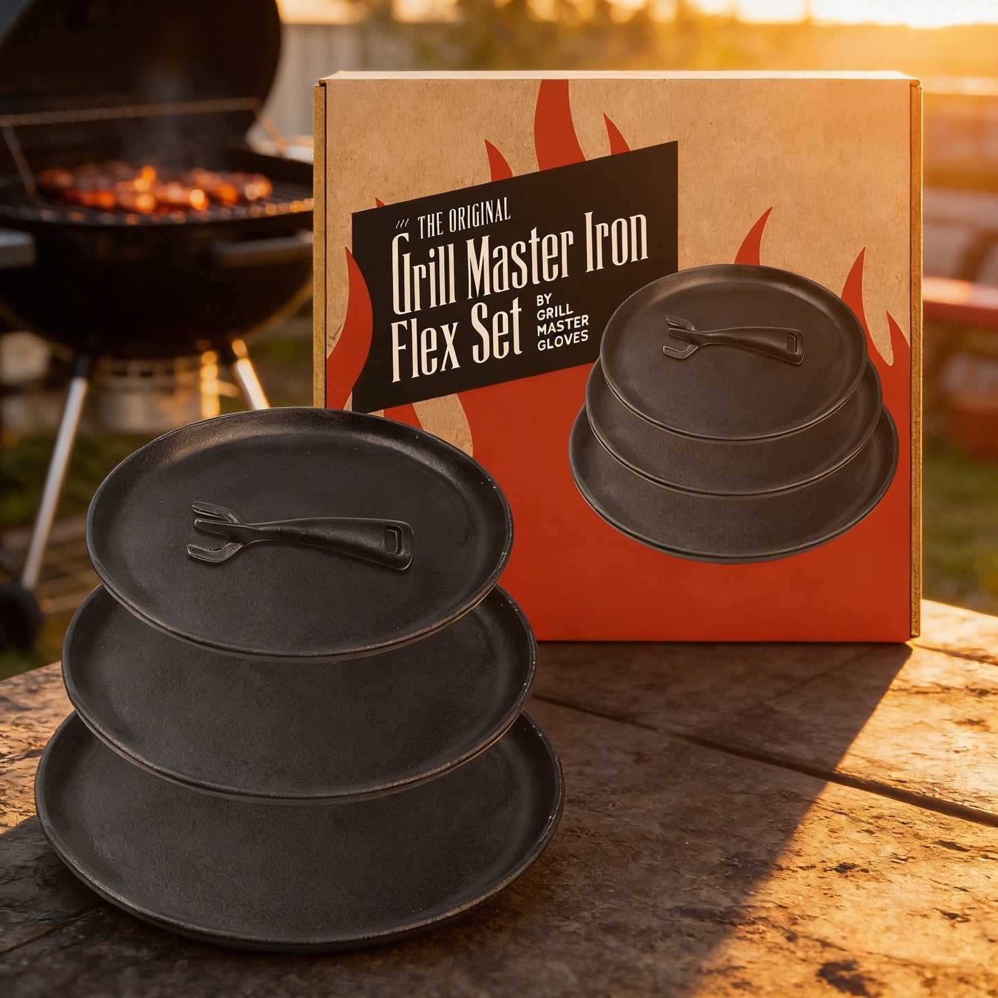 Grill Master Iron Flex Set