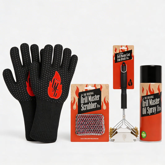 Grill Master Cast Iron Care BBQ Set