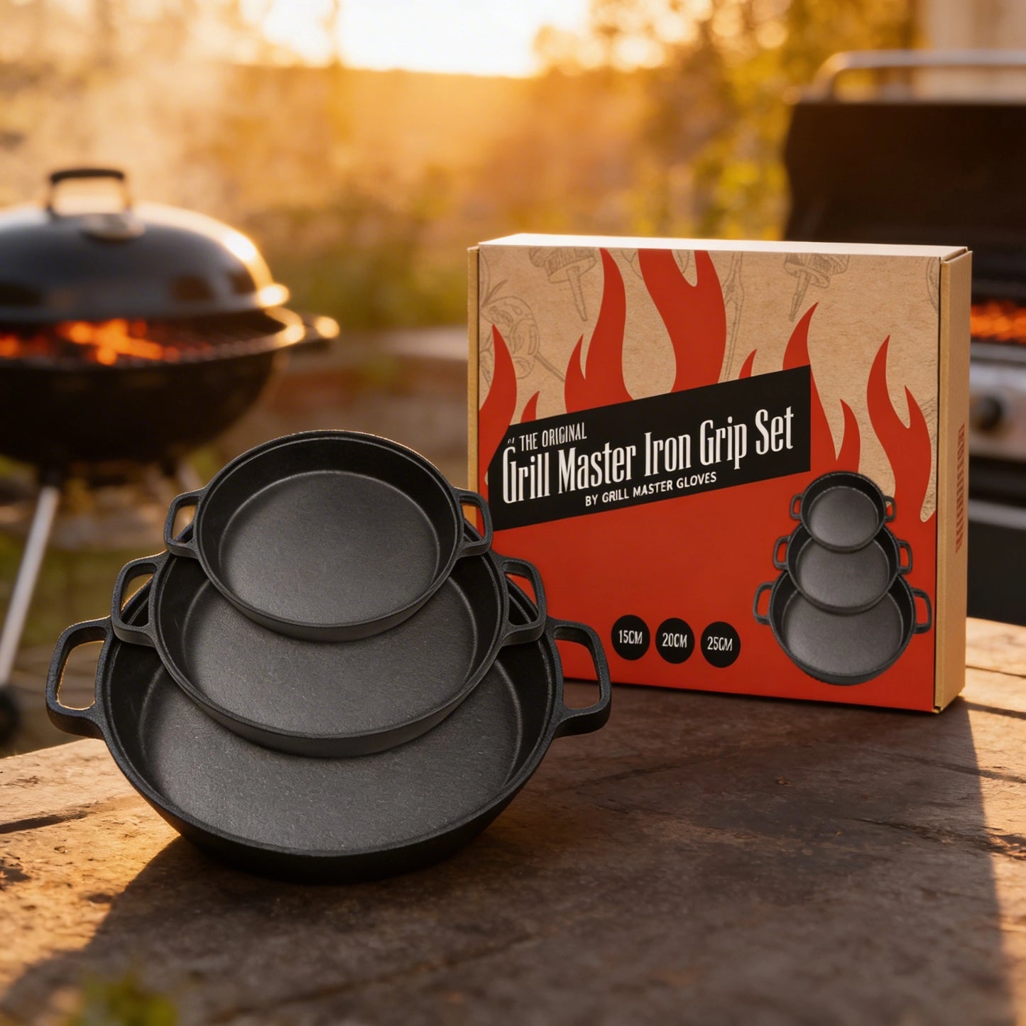 Grill Master Iron Grip Set