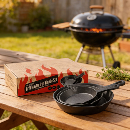 Grill Master Iron Handle Set
